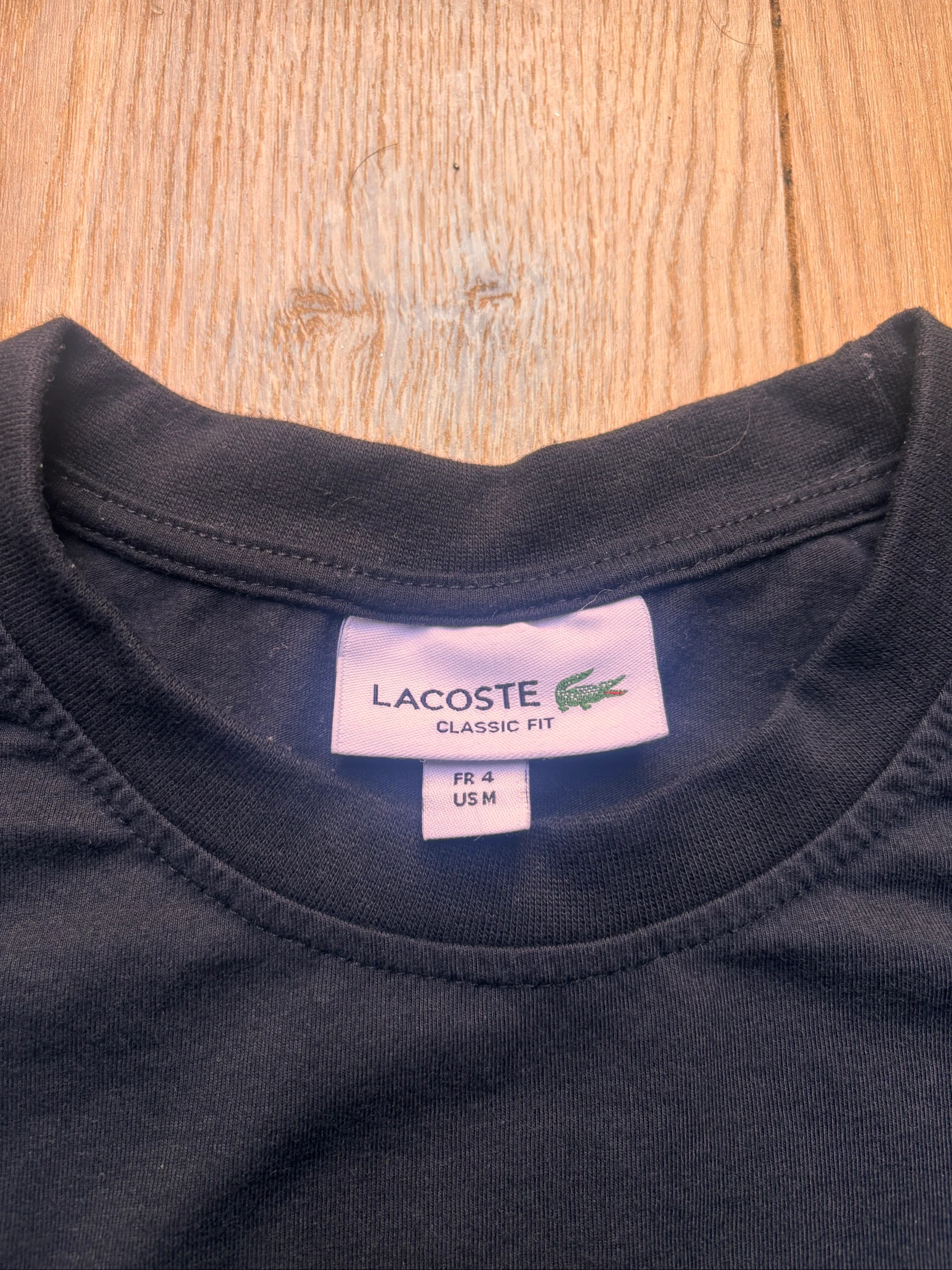 Lacoste T-Shirt Zwart | Maat M | Uitstekende Staat – photo 4